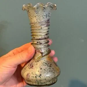 Simron Vase Simron | Art | Simron Israeli Hand Painted Art Glass Vase Made In ...